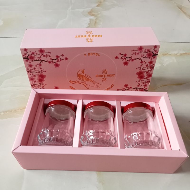 

premium hampers gift box Goodie bag /kotak minuman sarang burung walet /sudah termasuk botol