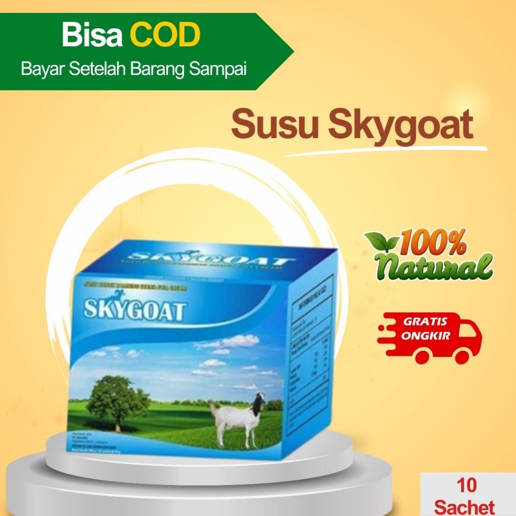 

Sky Goat Milk Rasa Vanila Meningkatkan daya tahan tubuh dan mengatasi masalh pada sistem pencernaan - isi 200 gr