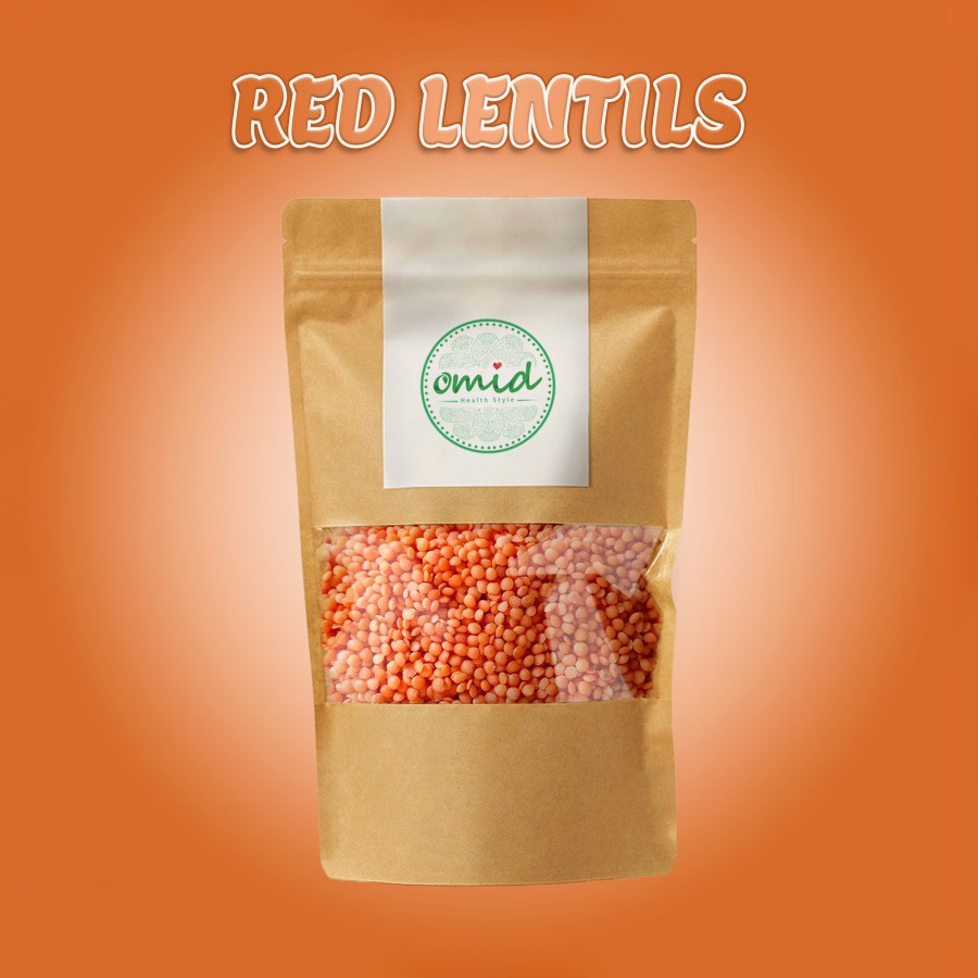 

Organic Red Lentils - Kacang Lentils Merah