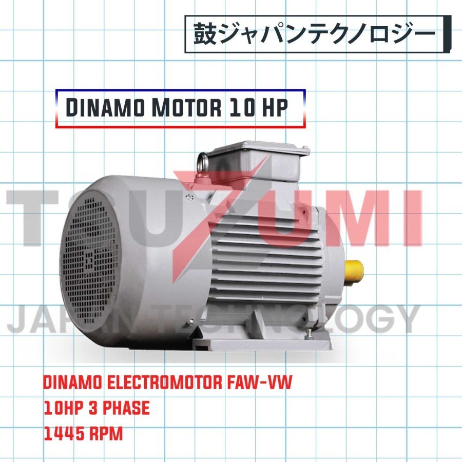 Dinamo Motor FAW 10 HP 3 Phase / Dinamo Motor Penggerak