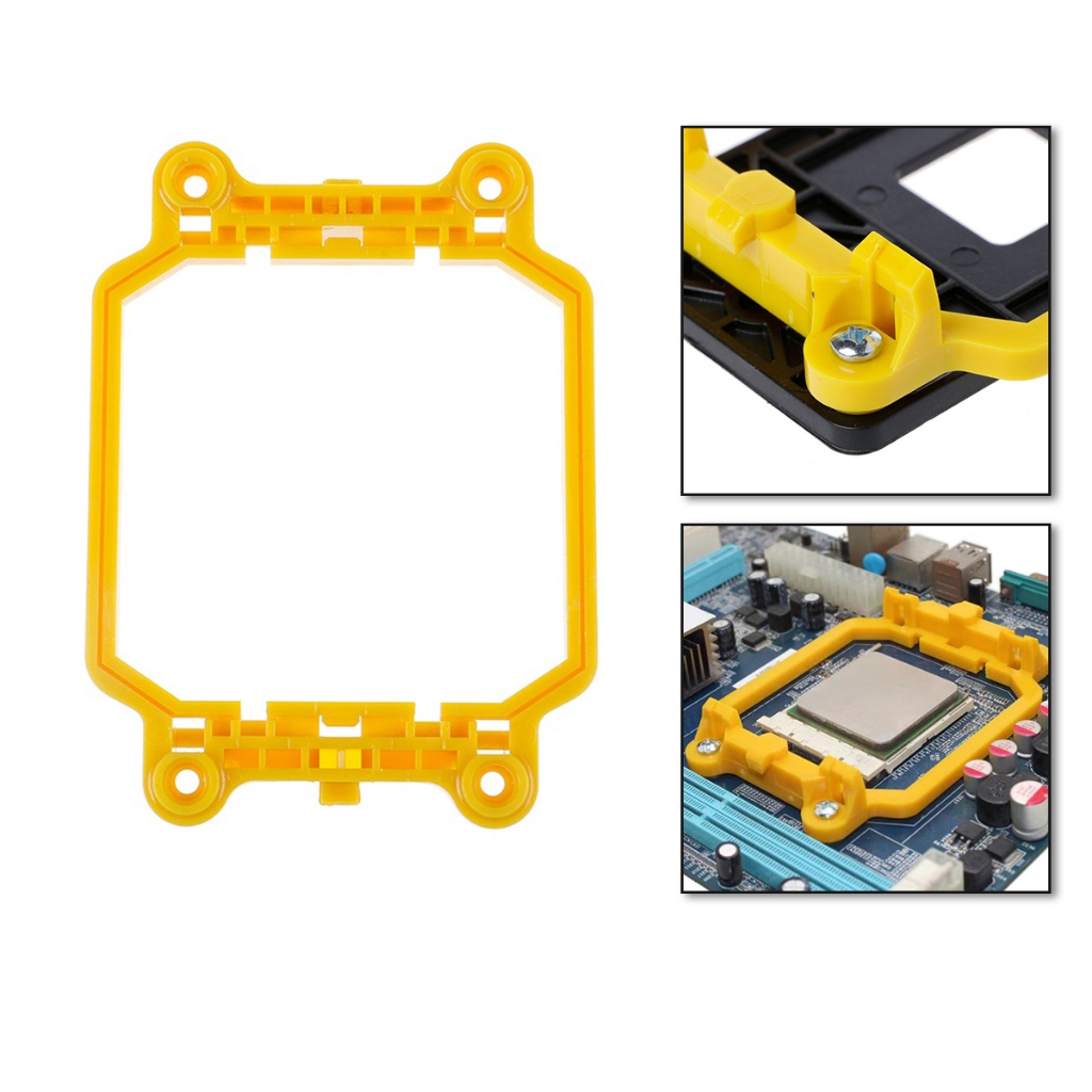 Braket Fan Processor kuning Fan Cooler tuan rumah Tahan lama dan tidak mudah berubah bentuk Berlaku 
