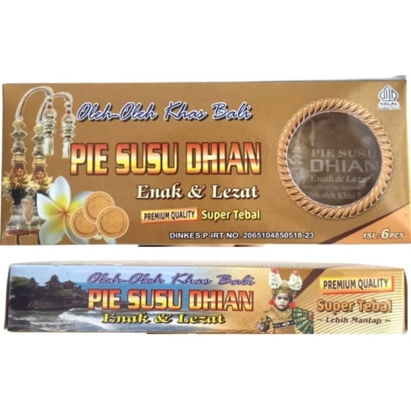 

Halal Pie Susu Dhian Premium Enak & Lezat Super Tebal Isi 6 pcs