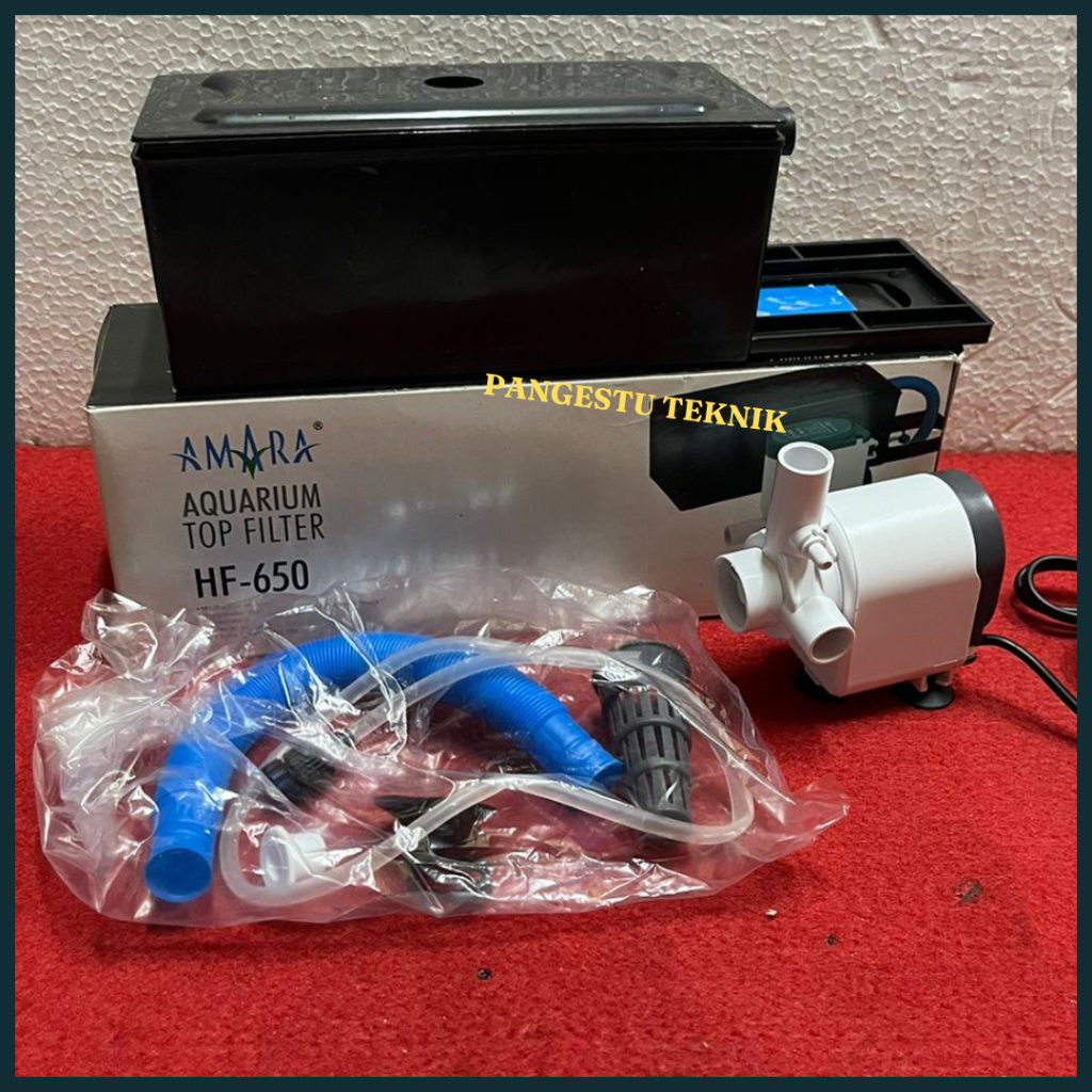 Pompa Akuarium AMARA HF-650 / Satu Set Box Filter & Mesin Aquarium (ABC-AQ)