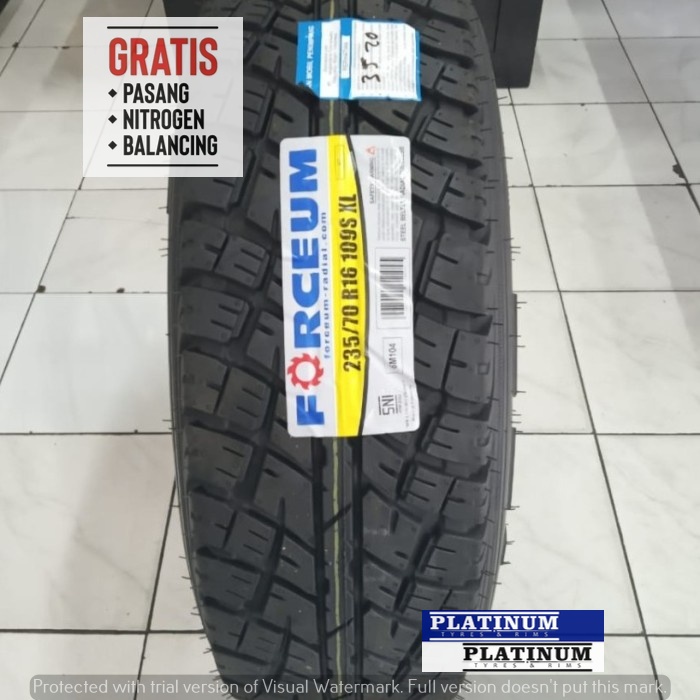 JUAL BAN MURAH BERKUALITAS FORCEUM ATZ UKURAN 235 70 RING 16