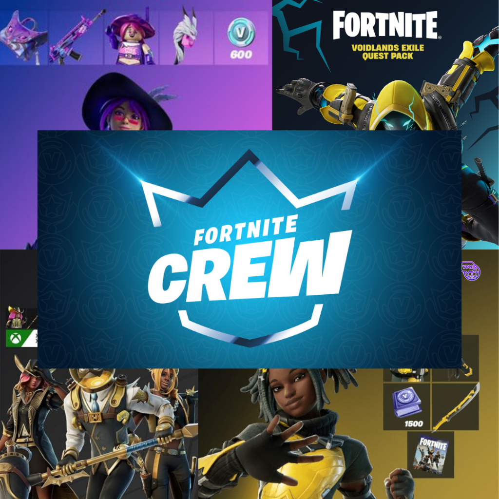 Fortnite Crew 1 Bulan For Xbox PS PC