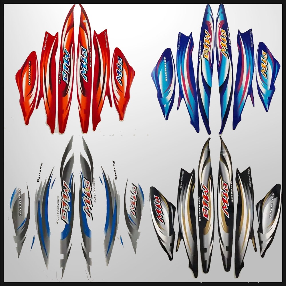 STRIPING STANDART MIO SPORTY 2007 STIKER BODY MIO 2007 LIS BODY MIO SPORTY 2007 TERMURAH TERLARIS