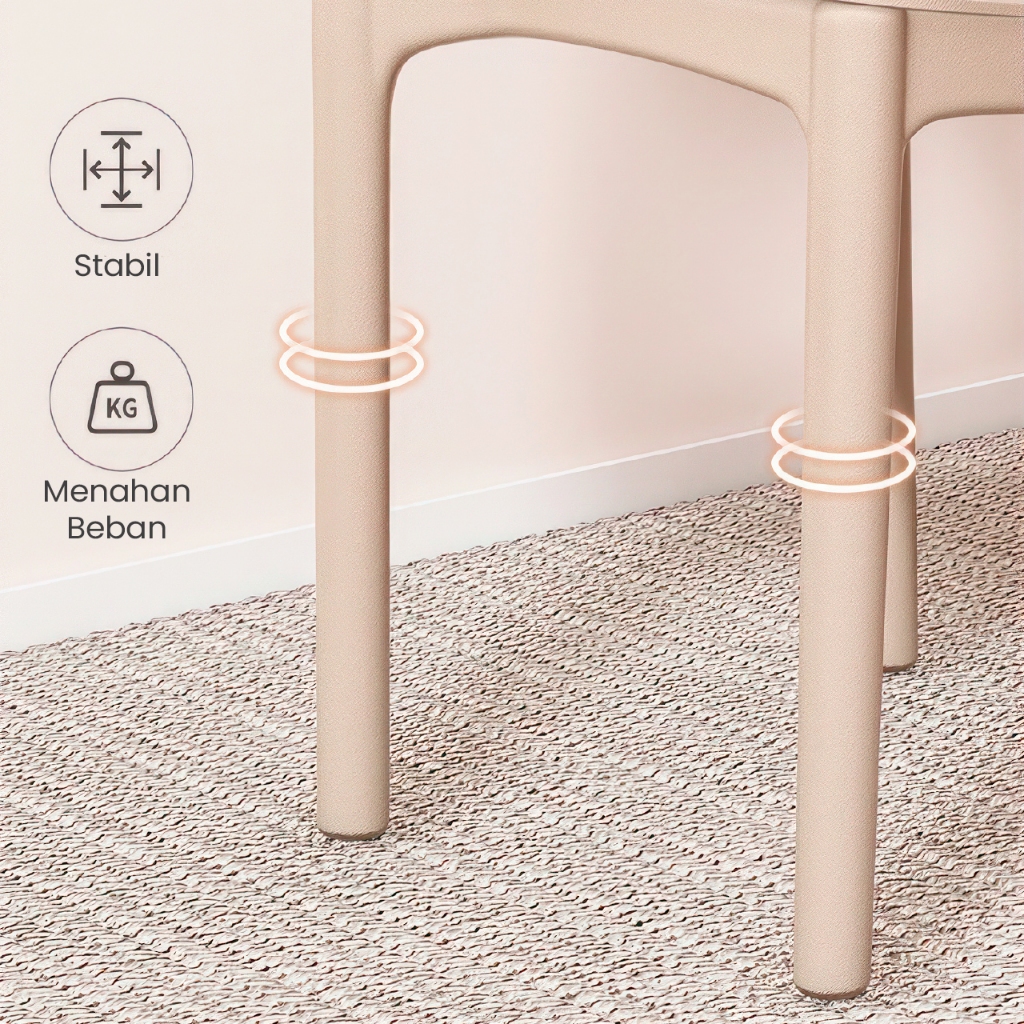 Kursi Plastik Minimalis Tidak Mudah Patah Kursi Plastik Ruang Tamu - Fantasidekorasi