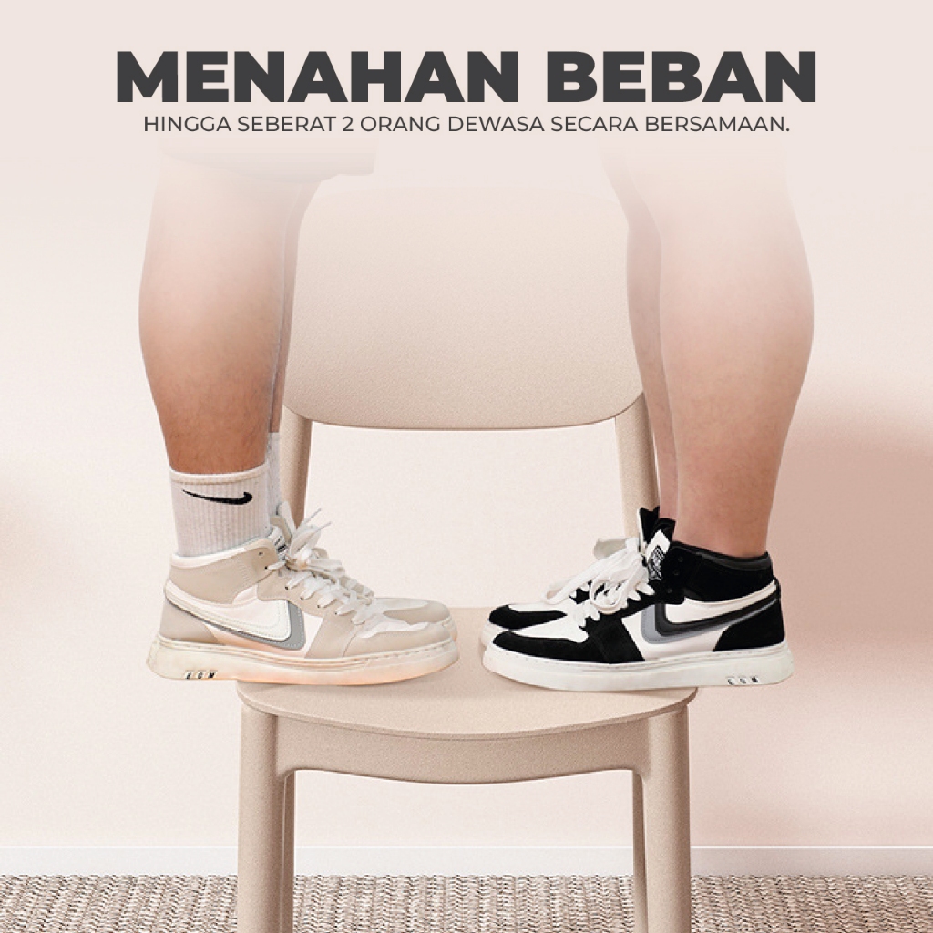 Kursi Plastik Minimalis Tidak Mudah Patah Kursi Plastik Ruang Tamu - Fantasidekorasi