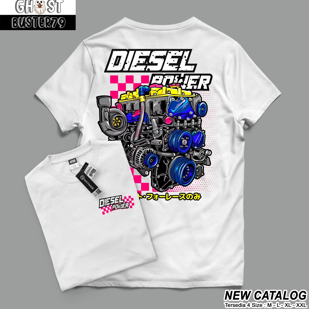 KAOS DIESEL POWER OUTSIDE TSHIRT MOBIL KAOS DIESEL CUMI CUMI DIESEL WAR