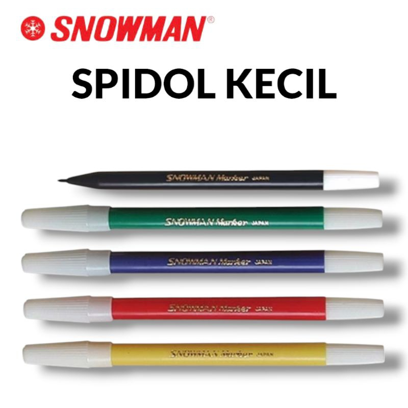 

SPIDOL WARNA KECIL SNOWMAN MARKER PER PCS