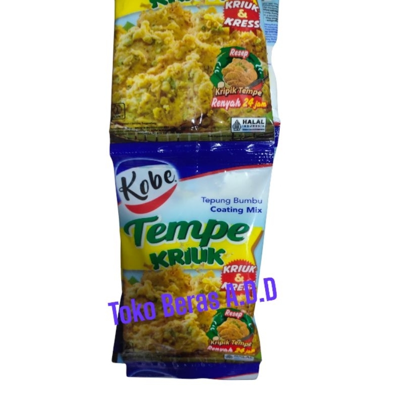

Kobe Tepung Bumbu Tempe Kriuk 70gr 1renceng