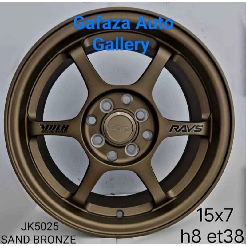 velg mobil murah volk rays Ring15 lebar 7 baut4 Et38 PNP Avanza Livina Brio agya