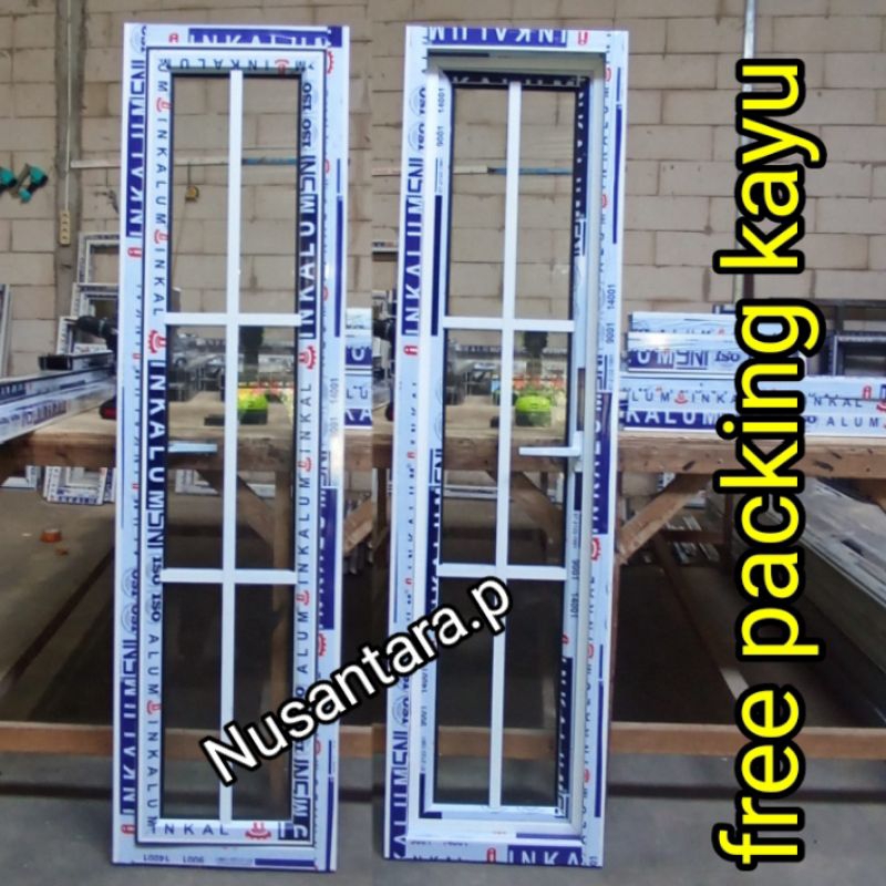 L40x T120 JENDELA ALUMINIUM /JENDELA CASEMENT ORNAMEN