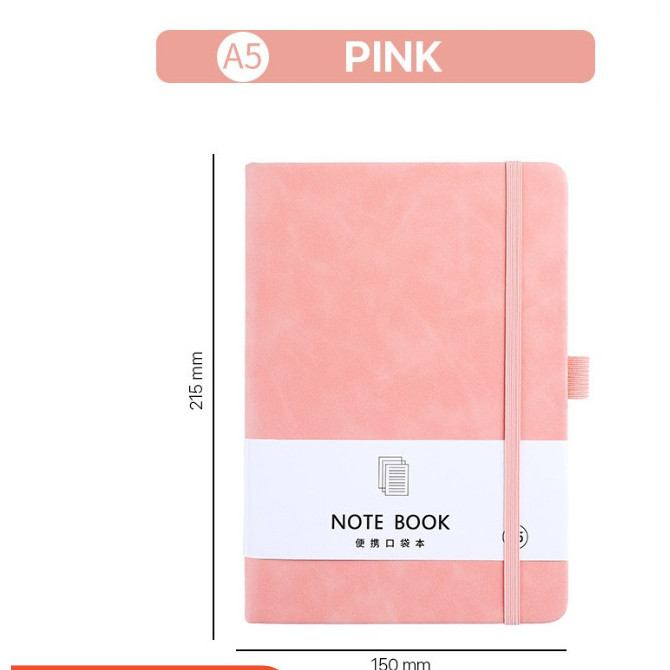 

Notebook Pocket Buku Diary A5 Kecil Scrappbook Mini Warna Pink Desain Aesthetic Isi 96 Lembar Kertas