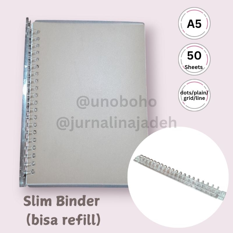 

Slim Binder (Bisa Refill) A5 50 Lembaran