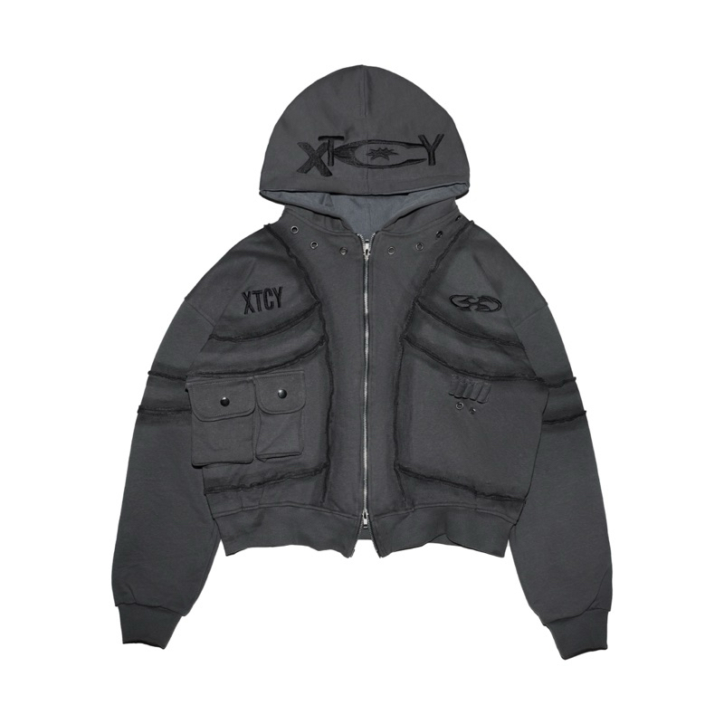 XTCY Double Zip Hoodie - V I L L A I N 0 5 0 3