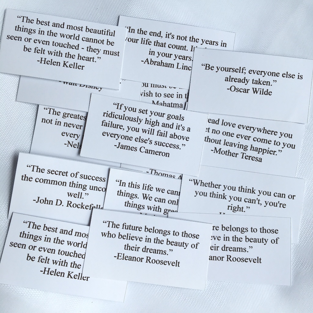 

[ paww craft ] Sticker Black and White Quotes aesthetic inspired person deco scrapbook