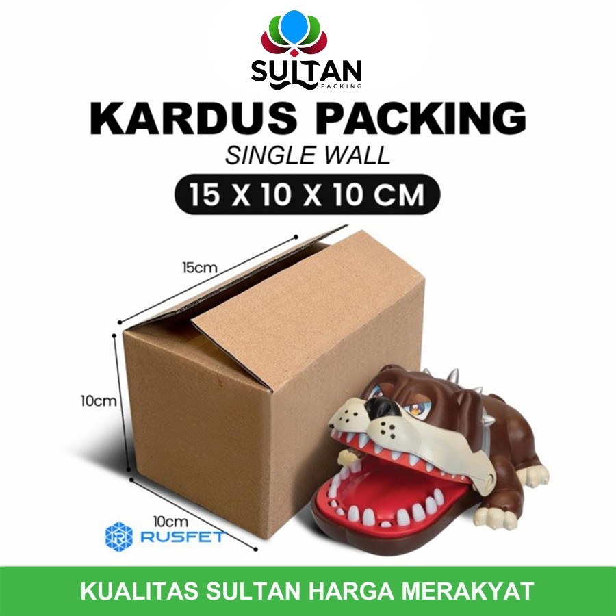 

KARDUS PACKING KARTON BOX 15x10x10cm Dus Kotak Packaging Polos tebal