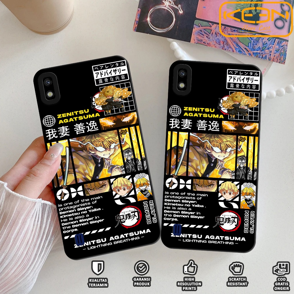 Case Samsung A10 - Casing Hp Samsung A10 Motif Kimetsu - Softcase Samsung A10 - Softcase Hp Samsung 