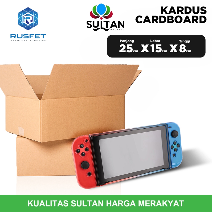 

KARDUS PACKING KARTON BOX 25x15x8cm Dus Kotak Packaging Polos tebal