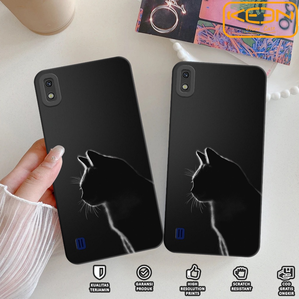 Case Samsung A10 - Casing Hp Samsung A10 Motif Kucing - Softcase Samsung A10 - Softcase Hp Samsung A