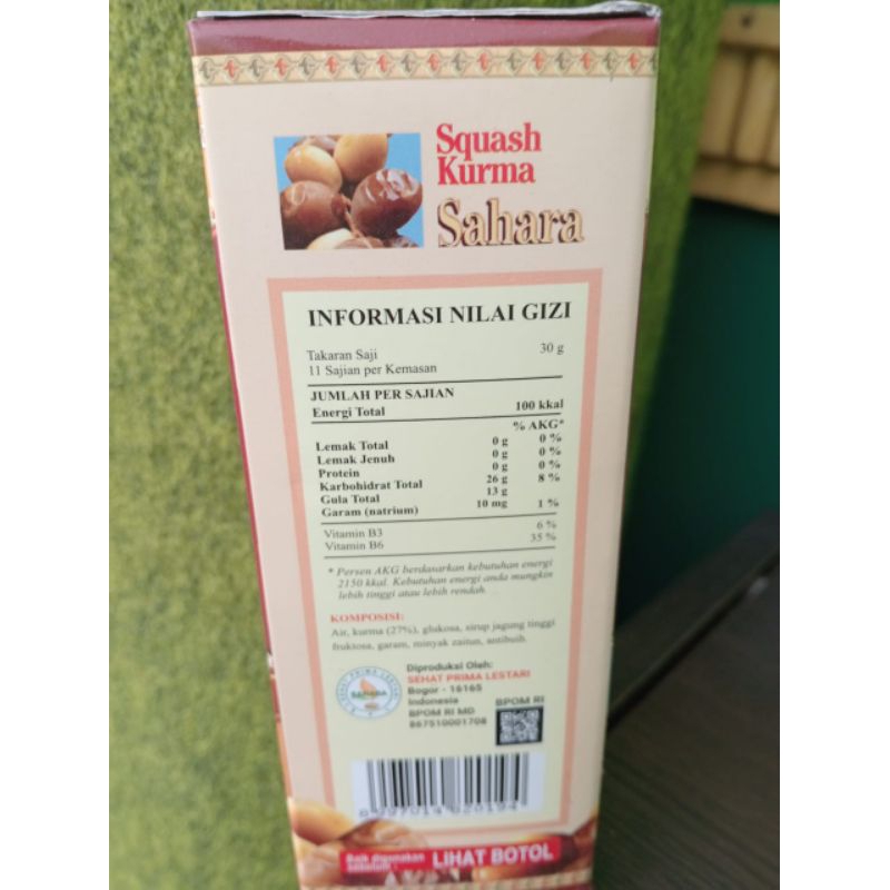 

Squash Kurma Sahara Lemak Jeruk