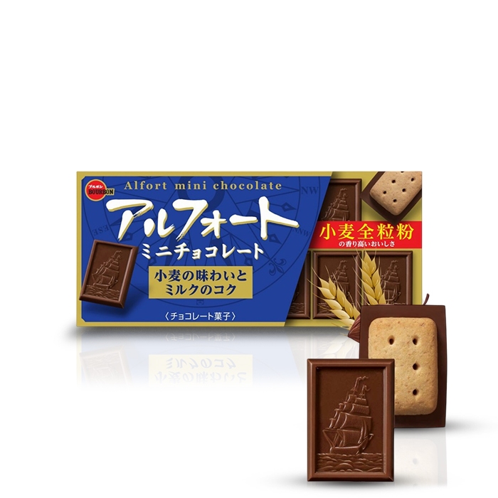 

BOURBON Alfort Mini Chocolate Wheat and Milk 55g