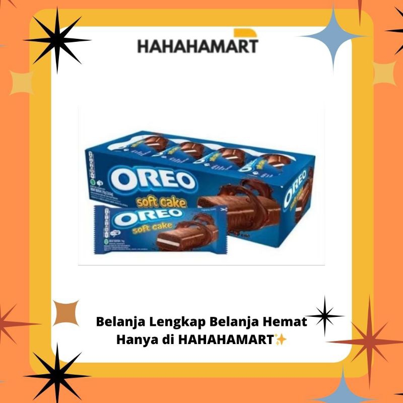 

✨hahahamart_sby✨OREO SOFTCAKE 16 GR || HARGA KARTON ISI 12 BOX