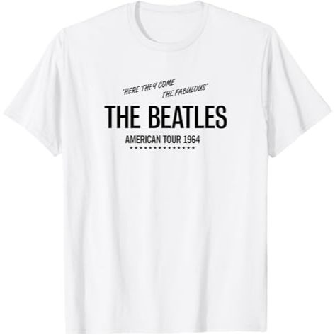 Baju Kaos Band The Beatles - American Tour 1964 City Dates T-Shirt Cotton Combed 24s: Nyaman, Stylis