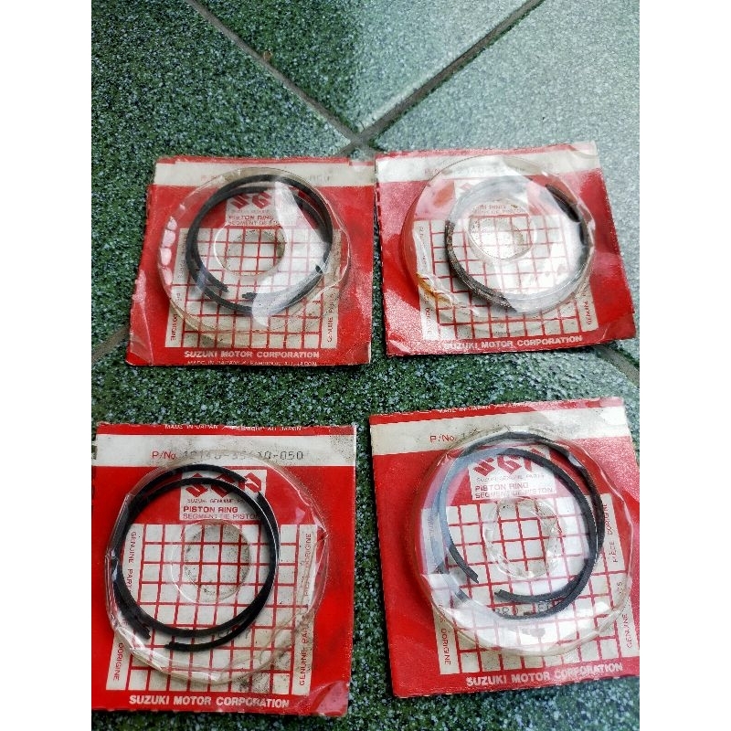 ring seher piston Suzuki rc 80 original oversize OS 0 OS 50 OS 100