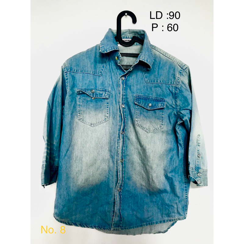 kemeja Jeans/Flanel/Kemeja Wanita