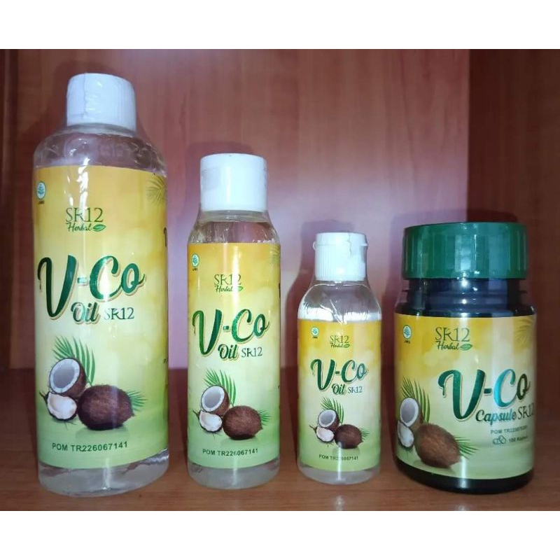 VCO Oil SR12 Minyak Kelapa Murni - Minyak Untuk Perawatan Wajah Tubuh  - Vcoil SR12 Untuk Atasi Asam