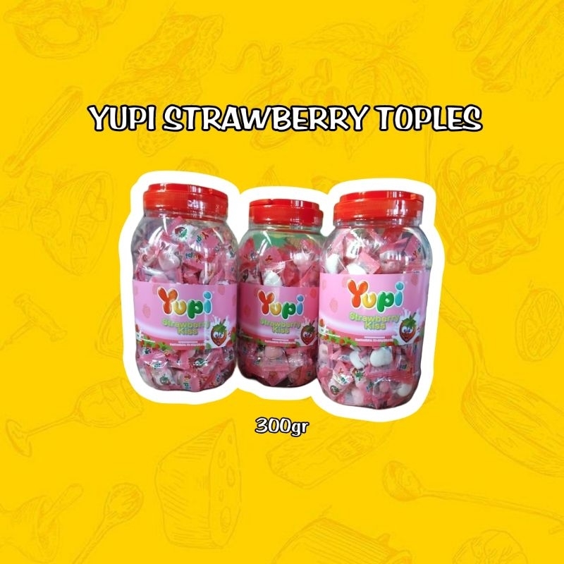 

Yupi Strawberry || Yupi Toples || Yupi Gummy || Yupi Love || Permen Yupi || Permen Yupi Toples