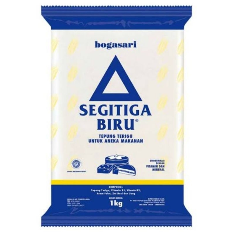 

TEPUNG SEGITIGA BIRU KEMASAN EKOMONIS 1 KG