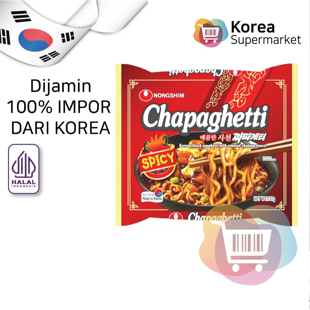 

Nongshim chapaghetti/Chapagetti/NONGSHIM CHAPAGETTI SPICY 137 GR