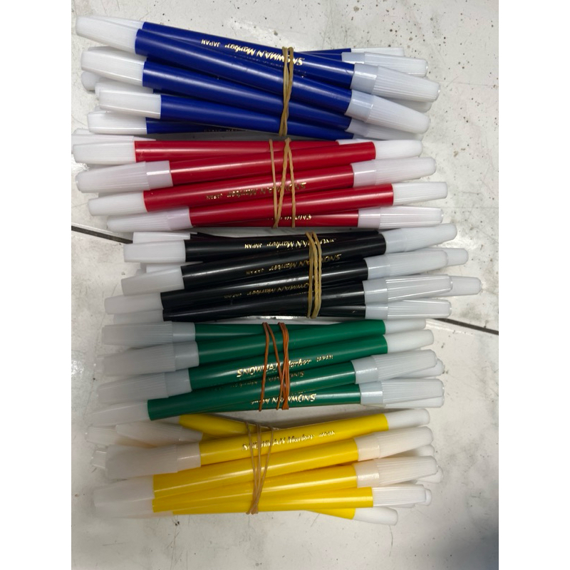 

12biji Spidol snowman kecil PW1A / Spidol permanent kecil snowman