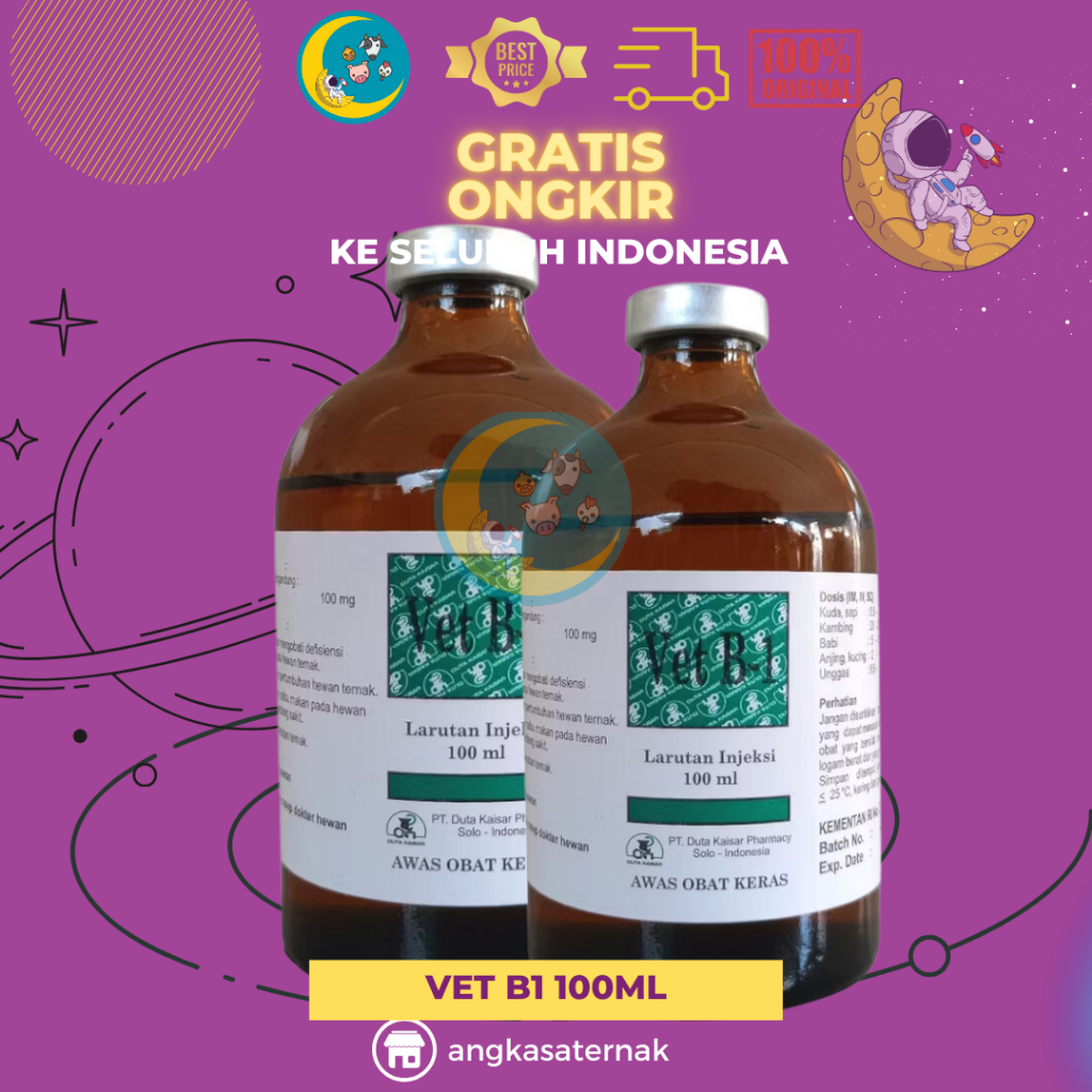 Vet B1 - Vitamin B1 Duta Kaisar 100ml