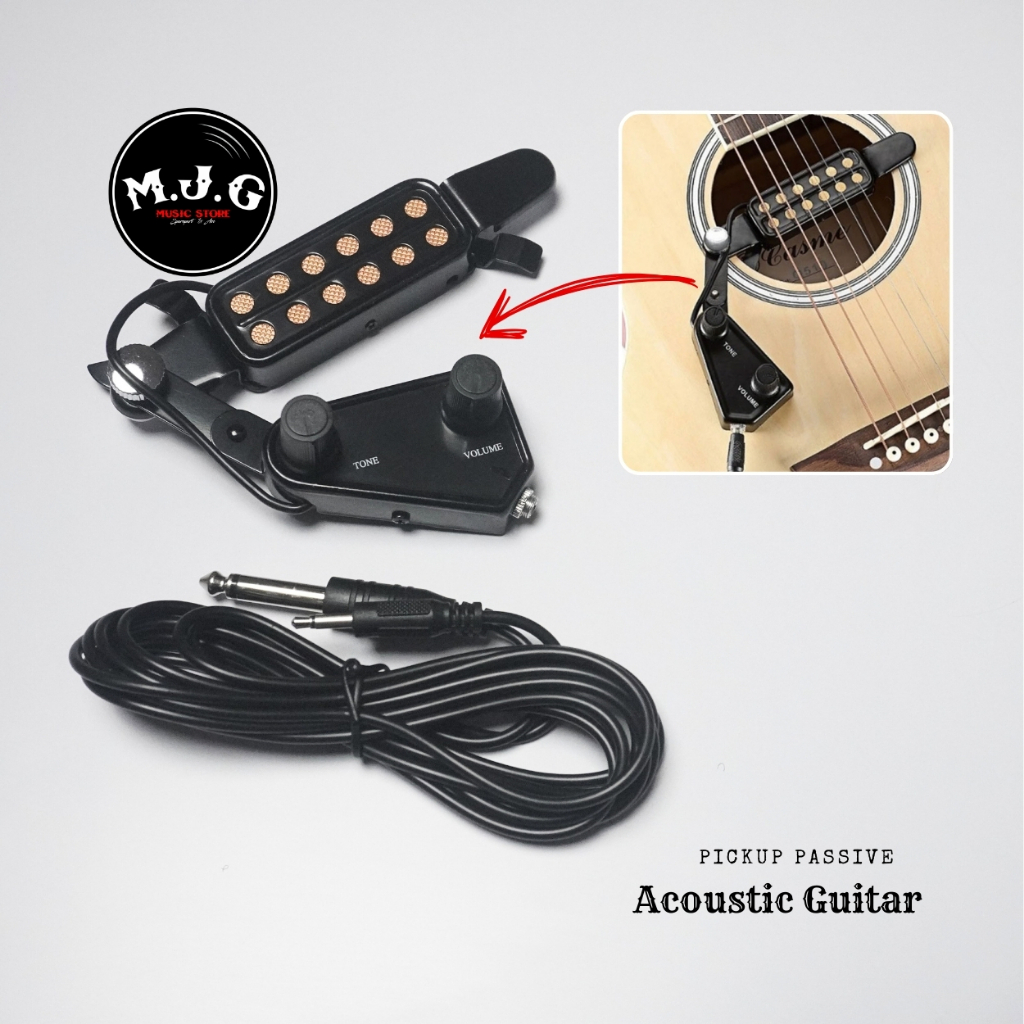 Pickup preamp gitar akustik premium P-011 clean string