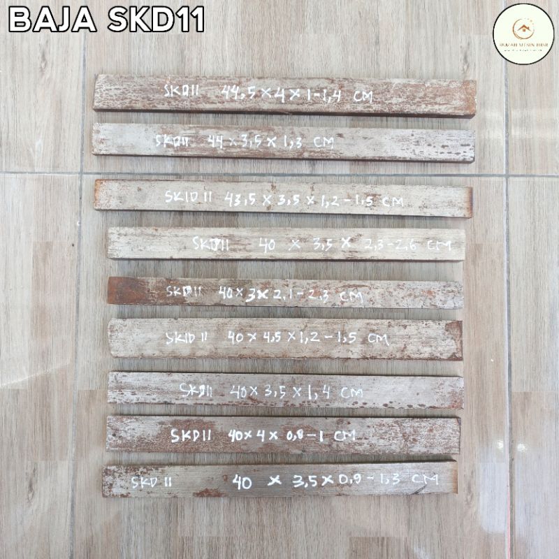 Baja SKD11 baja asli berkualitas tinggi untuk bahan pembuatan perbilahan