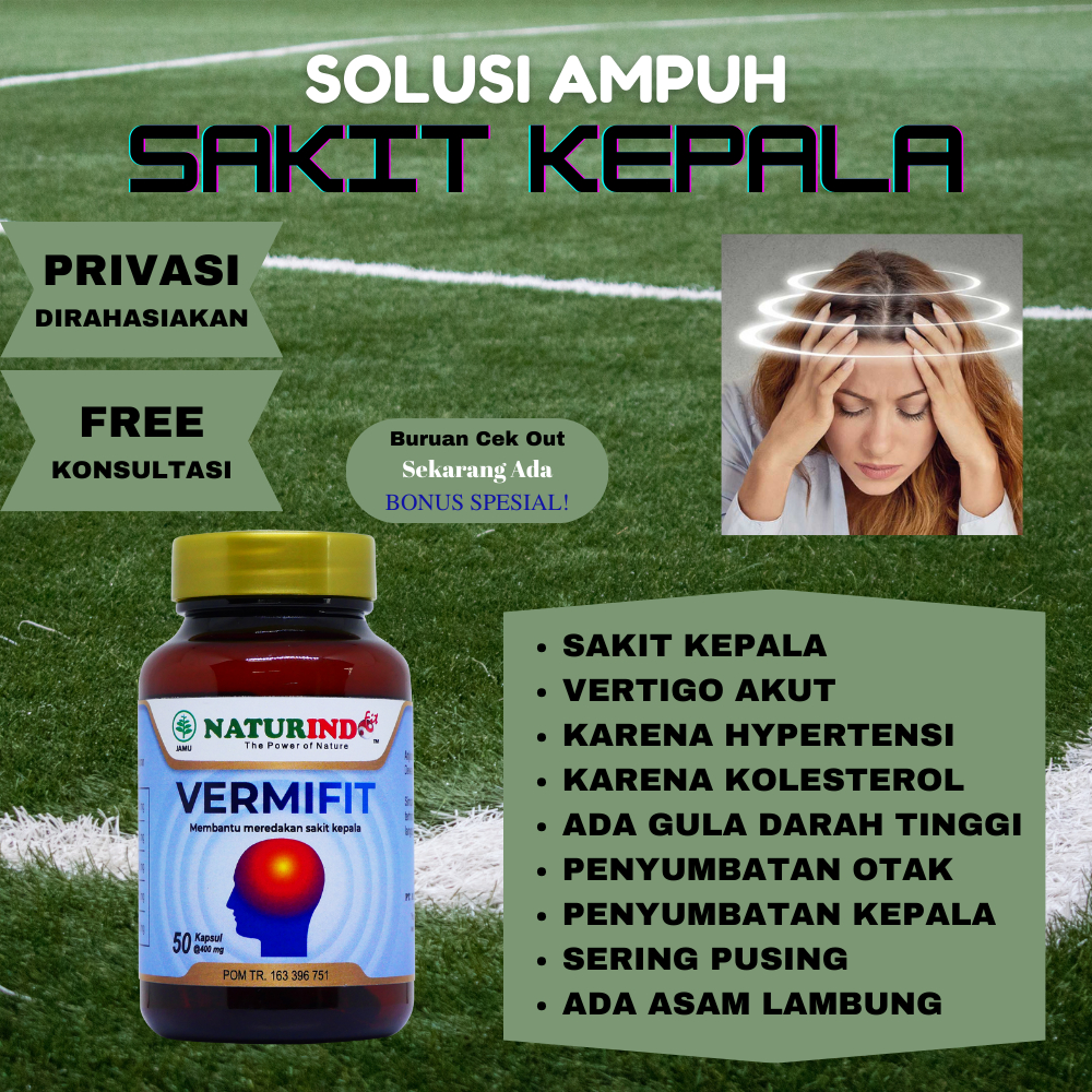 Naturindo Jamu Vermifit Sakit Kepala
