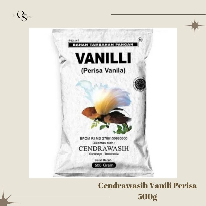 

Perisa Vanili Powder Cendrawasih Repack (50gr) / Vanilli Bubuk Crystal