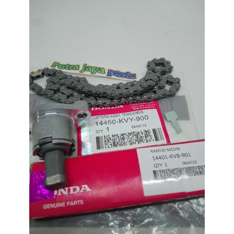 Tonjokan keteng Tensioner KVY±Rante keteng KVB Beat fi Scoopy fi Vario 110 ORI