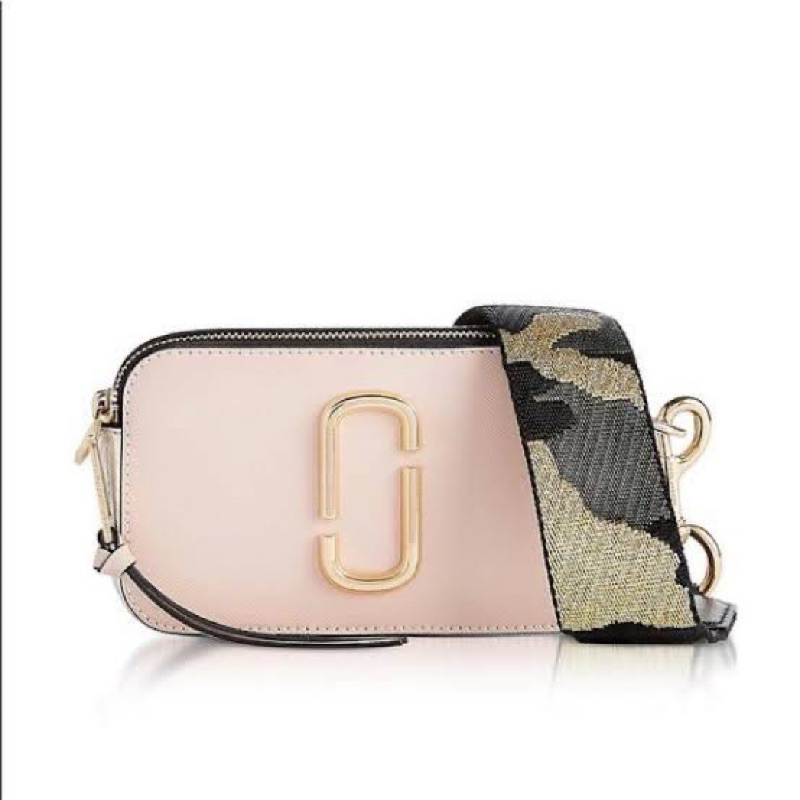 (Preloved) Marc Jacobs Snapshot Camera Bag 0riginal - Tas Marc Jacobs Snapshot - Pink Army Strap