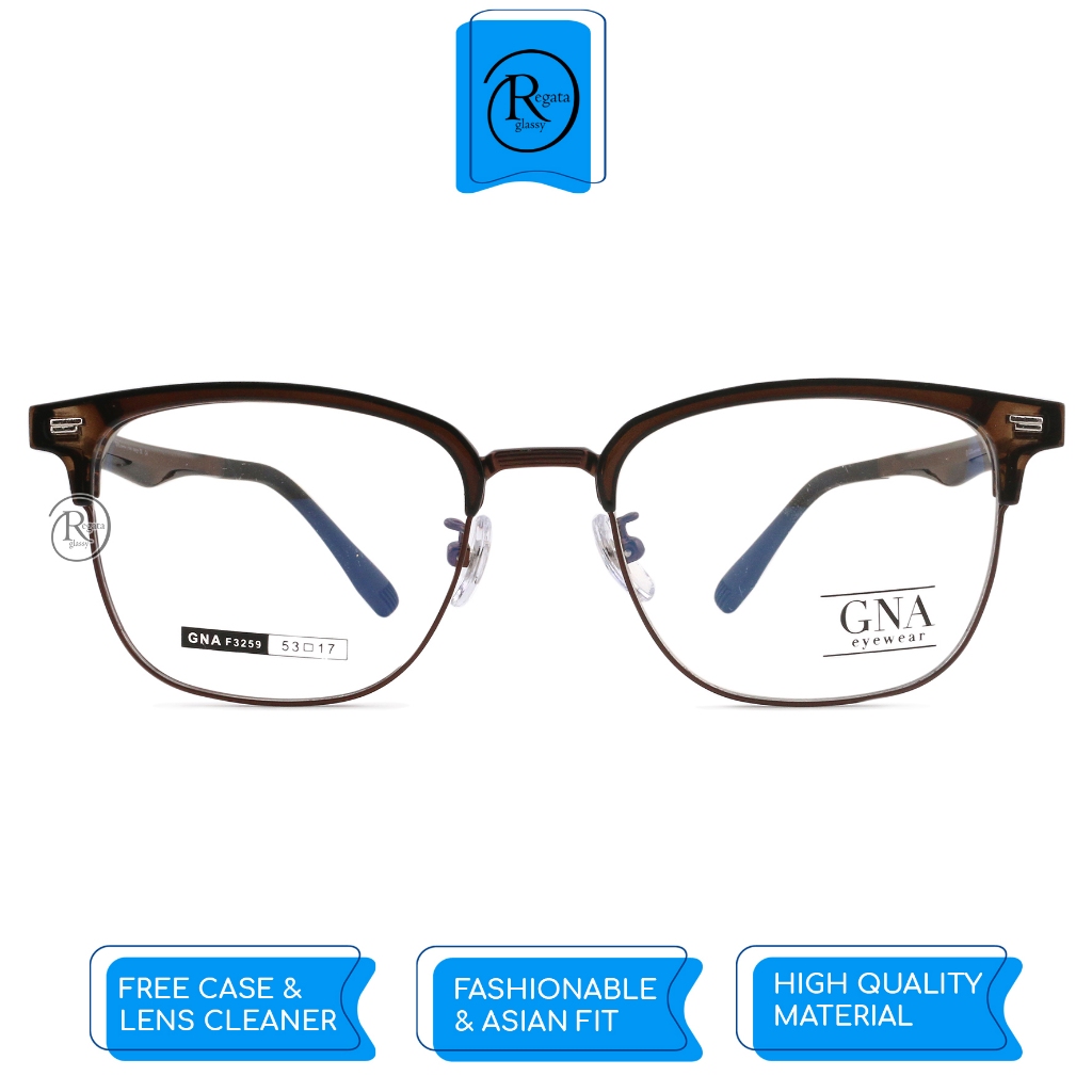 GNA Eyewear /  GNA F-3259 / Frame Kacamata GNA Eyewear ORIGINAL