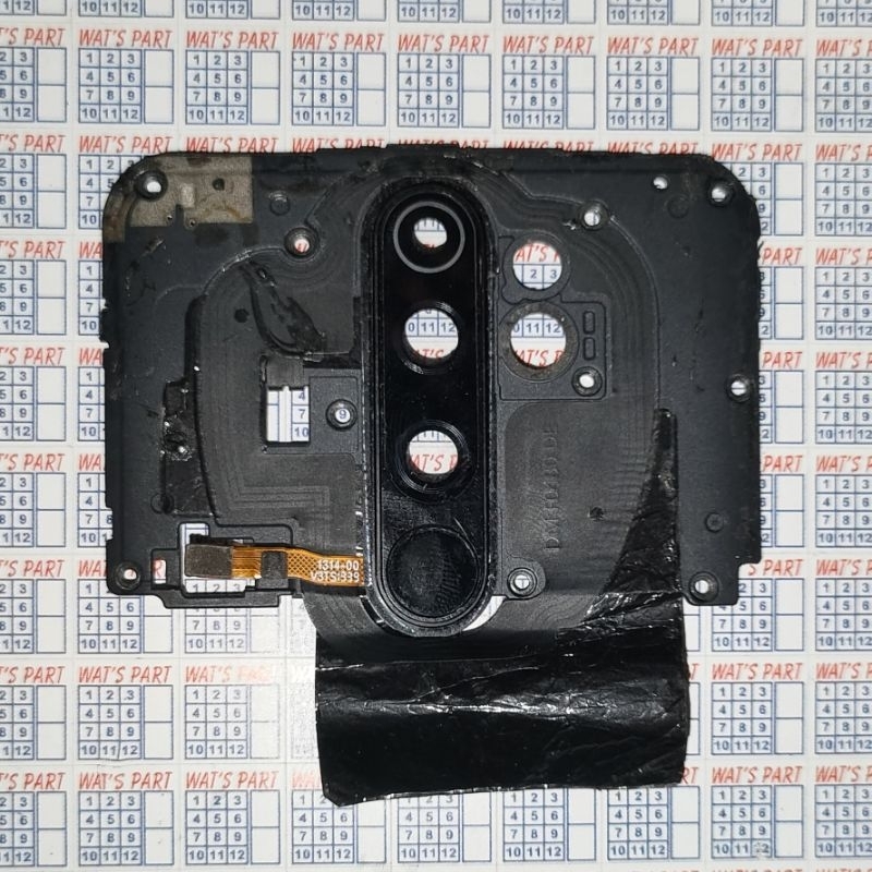 tutup mesin + fingerprint redmi note 8 pro ori copotan