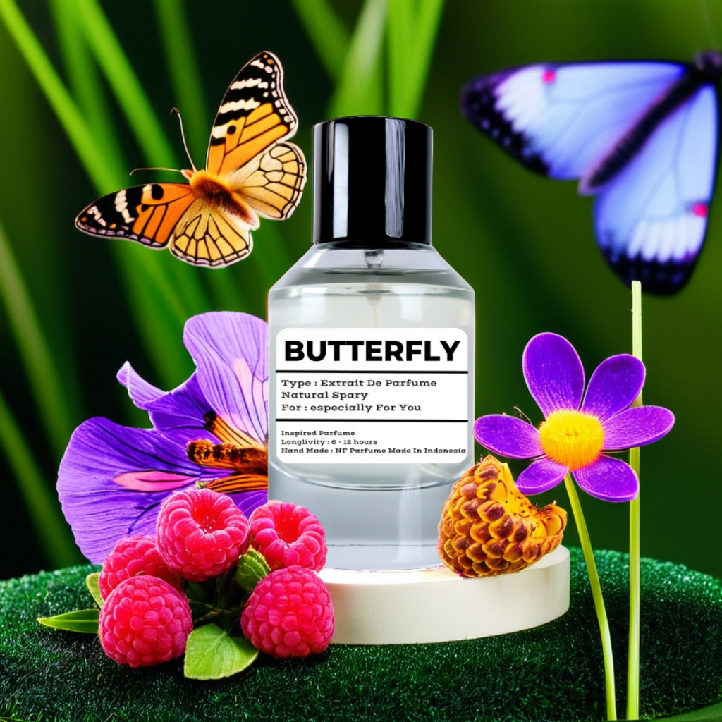 BBW Butterfly | Parfum Wanita Tahan Lama Lembut Fresh By NF Minyak Wangi Cewek Original 24 Jam