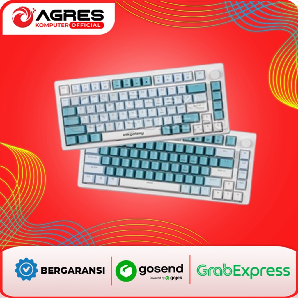 Digital Alliance DA Meca 8S Ocean Mechanical Gaming Keyboard - Dark / Light - Blue / Brown / Red Swi