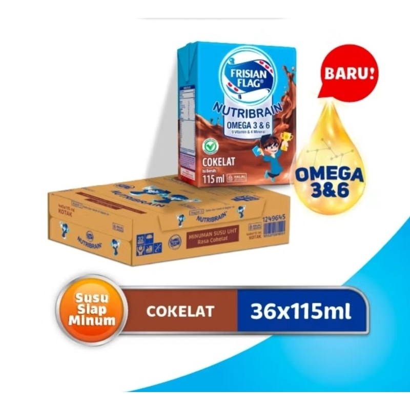 

Frisian Flag nutri brain rasa coklat 115 ml satuan