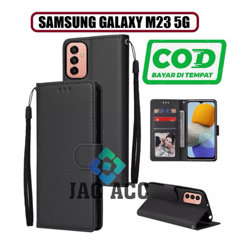 FLIP CASE HP PREMIUM SAMSUNG GALAXY M23 5G LEATHER FLIP CASE HP PREMIUM SAMSUNG M23 5G