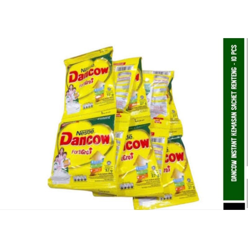 

Dancow Susu Bubuk Kemasan Sachet Renteng isi 10 pcs